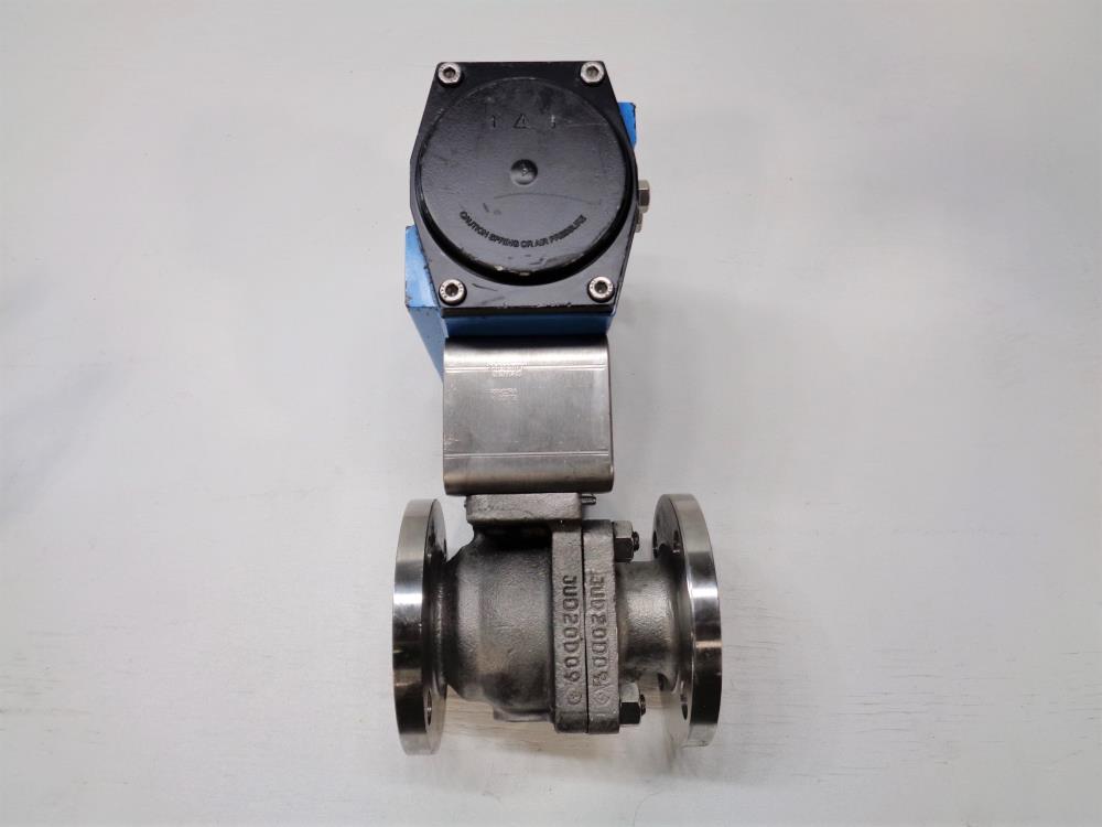 Velan 2" 150# CF8M 2-Pc Ball Valve, Fig# 01X13-BB2A with Rotex Actuator ECV100
